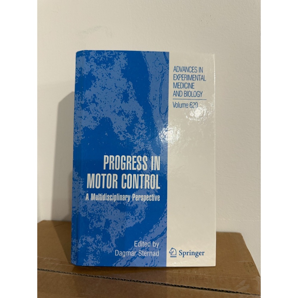 Springer Progress in Motor Control Dagmar Sternad Hardcover Book 9780387770635